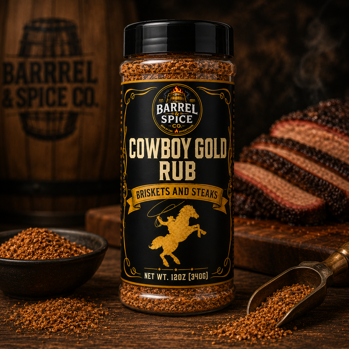 Cowboy Gold Steak & Beef Rub