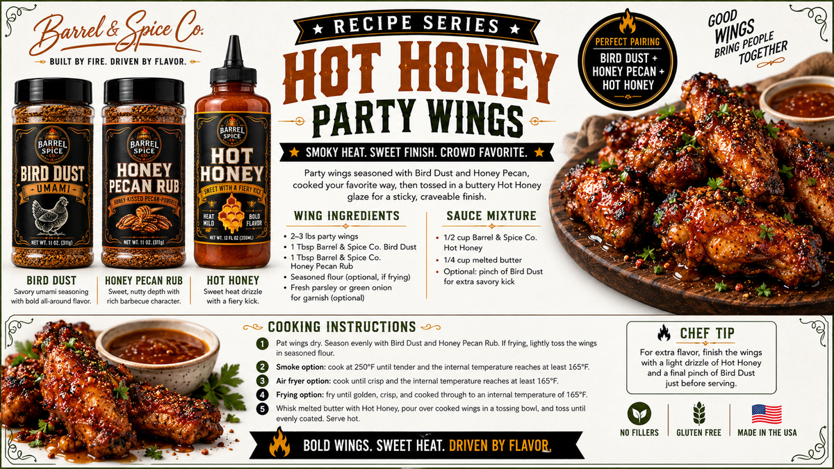 Hot Honey Party Wings