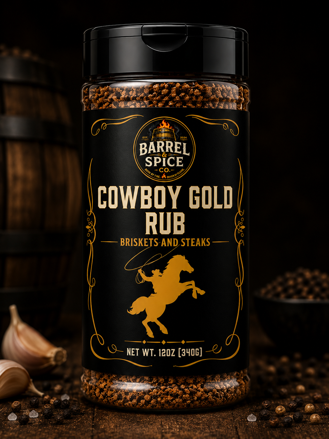 Cowboy Gold Rub