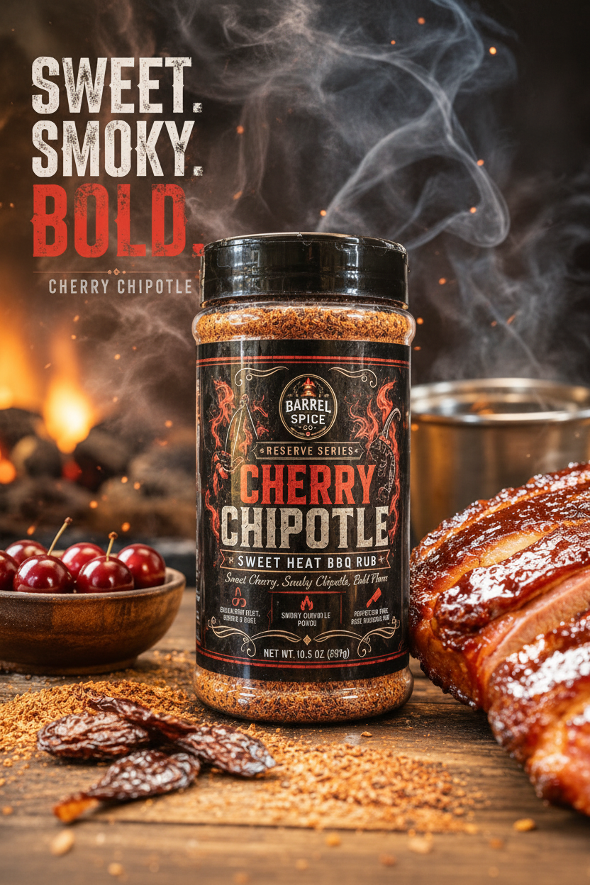 Cherry Chipotle Sweet Heat BBQ Rub